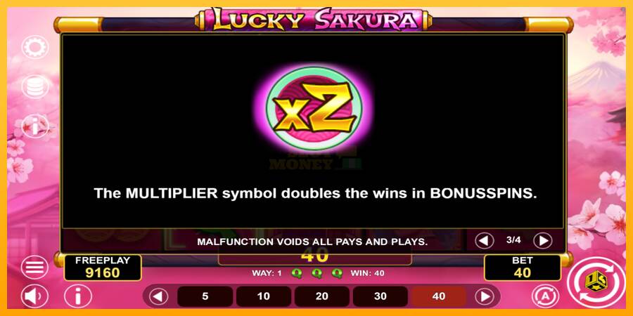 Lucky Sakura Win Spins máquina de juego por dinero, imagen 7