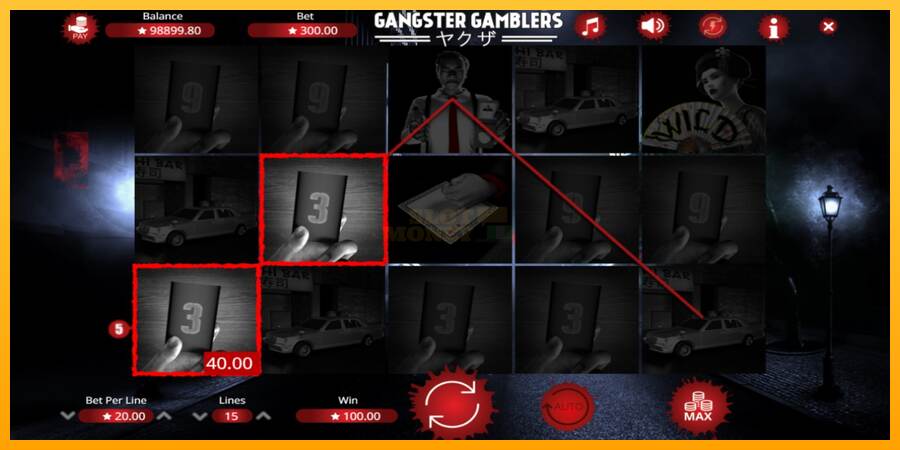 Gangster Gamblers máquina de juego por dinero, imagen 3