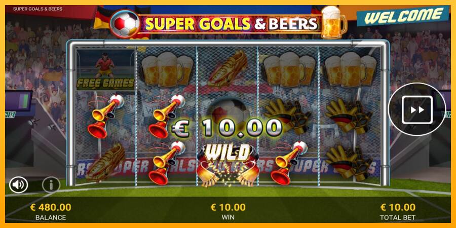 Super Goals & Beers máquina de juego por dinero, imagen 3