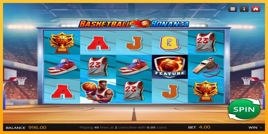 Basketball Bonanza máquina de juego por dinero, imagen 1