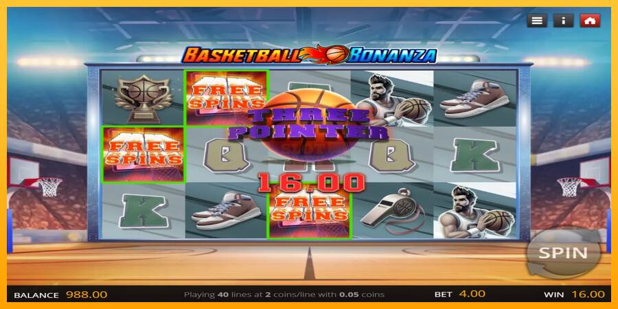 Basketball Bonanza máquina de juego por dinero, imagen 2