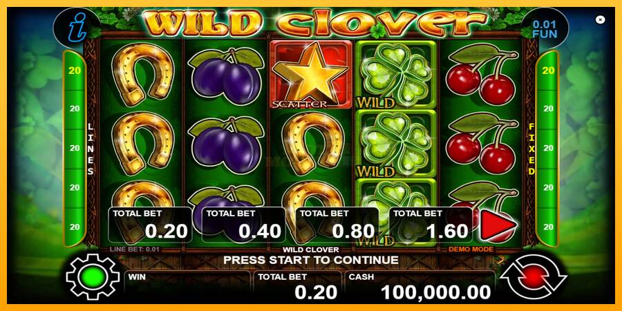 Wild Clover máquina de juego por dinero, imagen 1