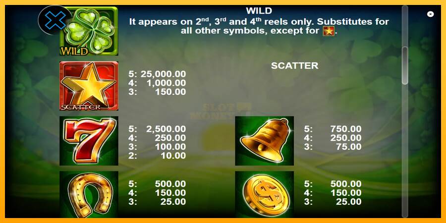 Wild Clover máquina de juego por dinero, imagen 6