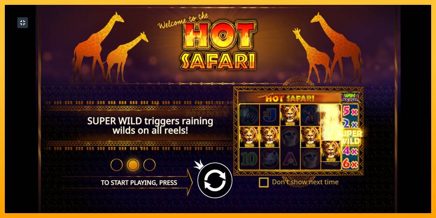 Hot Safari máquina de juego por dinero, imagen 1