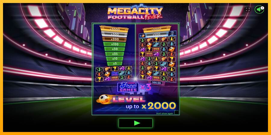 Megacity Football Fever máquina de juego por dinero, imagen 2