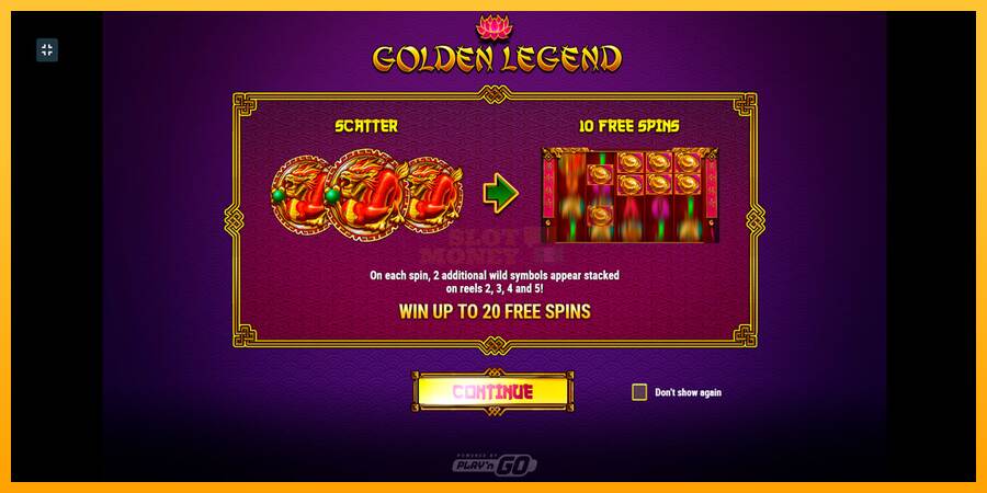 Golden Legend máquina de juego por dinero, imagen 10