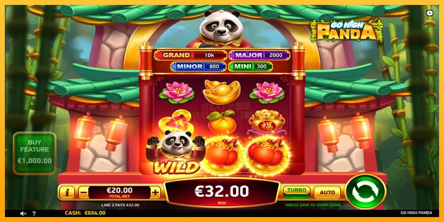 Go High Panda máquina de juego por dinero, imagen 4