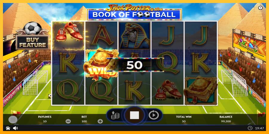 Jack Potter & The Book of Football máquina de juego por dinero, imagen 3