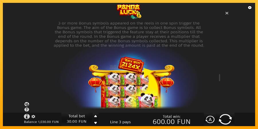 Panda Luck máquina de juego por dinero, imagen 6