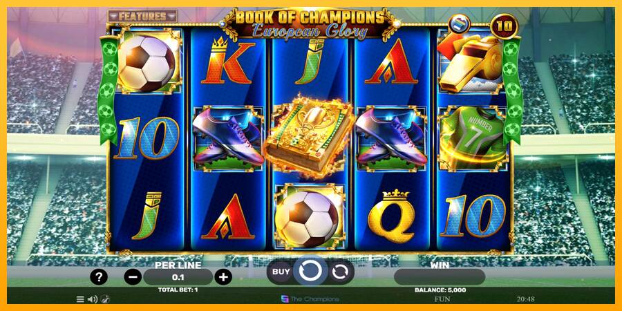 Book of Champions - European Glory máquina de juego por dinero, imagen 3