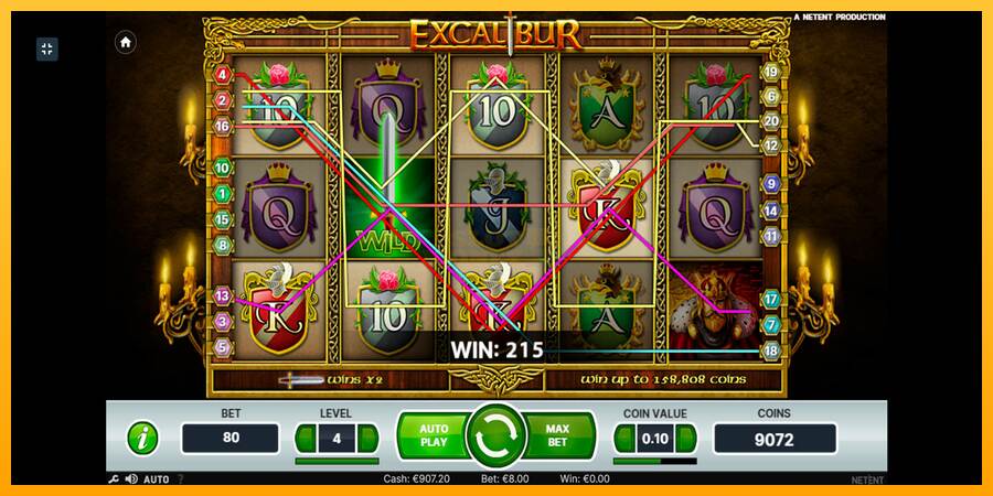 Excalibur máquina de juego por dinero, imagen 4