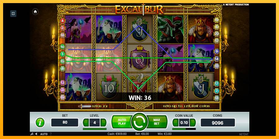 Excalibur máquina de juego por dinero, imagen 5