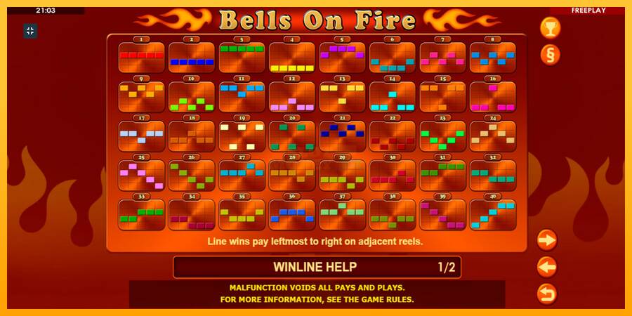 Bells on Fire máquina de juego por dinero, imagen 9