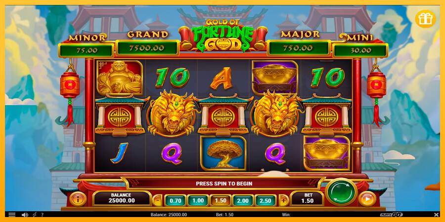 Gold of Fortune God máquina de juego por dinero, imagen 1