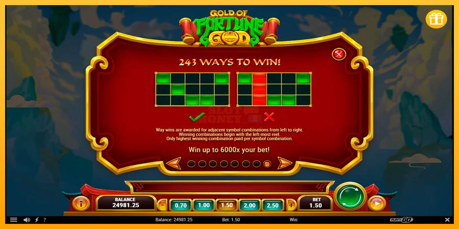 Gold of Fortune God máquina de juego por dinero, imagen 7