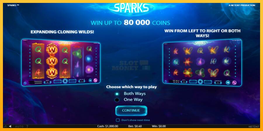 Sparks máquina de juego por dinero, imagen 1