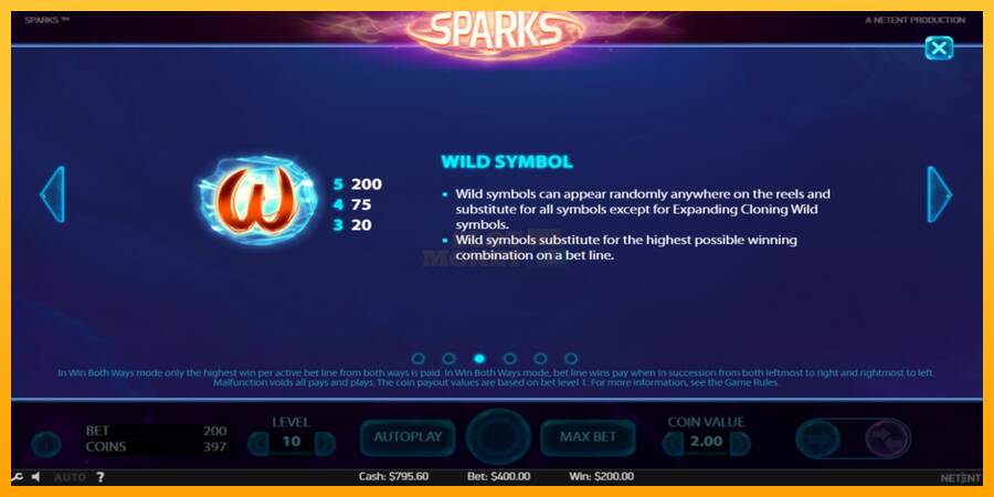 Sparks máquina de juego por dinero, imagen 6