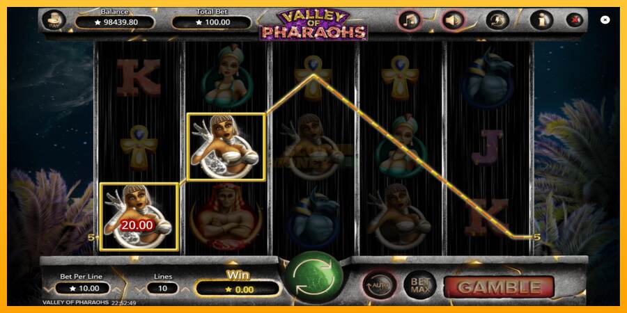 Valley of Pharaohs máquina de juego por dinero, imagen 4