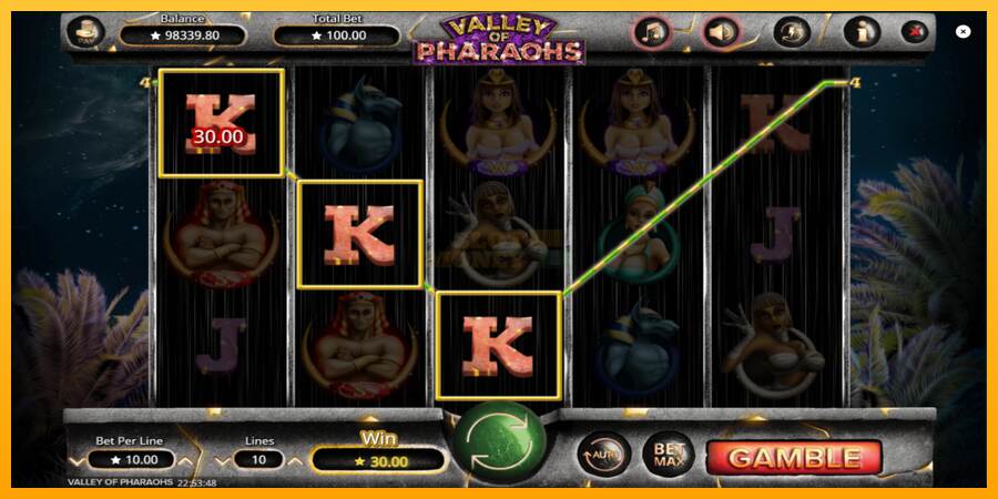 Valley of Pharaohs máquina de juego por dinero, imagen 5