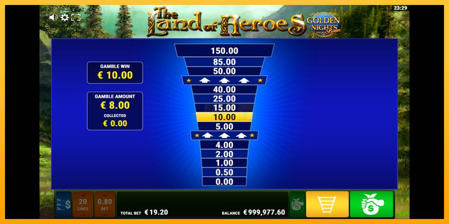 The Land of Heroes Golden Nights máquina de juego por dinero, imagen 6