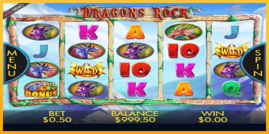 Dragons Rock máquina de juego por dinero, imagen 2