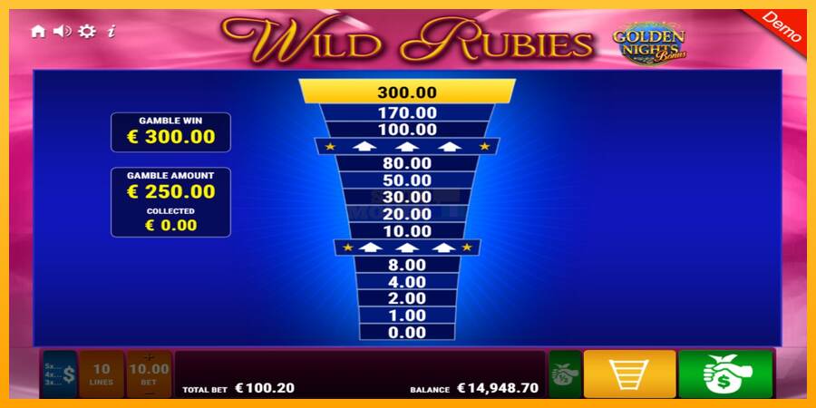 Wild Rubies Golden Nights máquina de juego por dinero, imagen 8