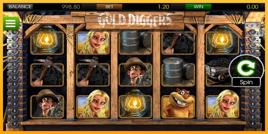 Gold Diggers máquina de juego por dinero, imagen 1