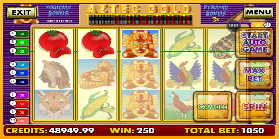 Aztec Gold máquina de juego por dinero, imagen 2