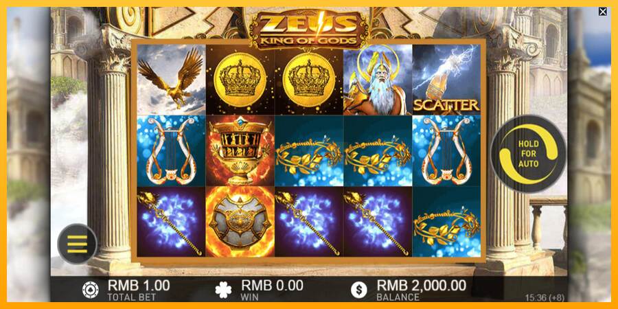 Zeus King of Gods máquina de juego por dinero, imagen 2