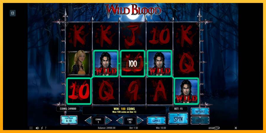 Wild Blood máquina de juego por dinero, imagen 2