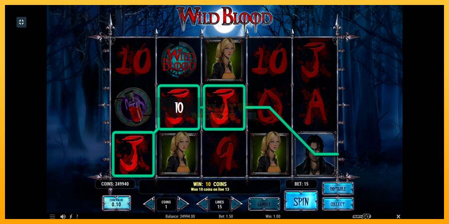 Wild Blood máquina de juego por dinero, imagen 6