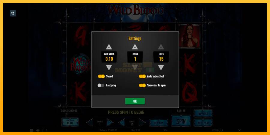 Wild Blood máquina de juego por dinero, imagen 7