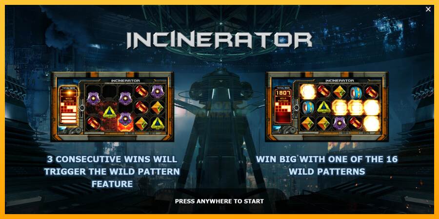 Incinerator máquina de juego por dinero, imagen 1