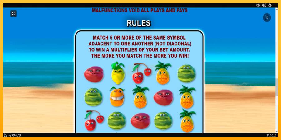 Funky Fruits máquina de juego por dinero, imagen 5