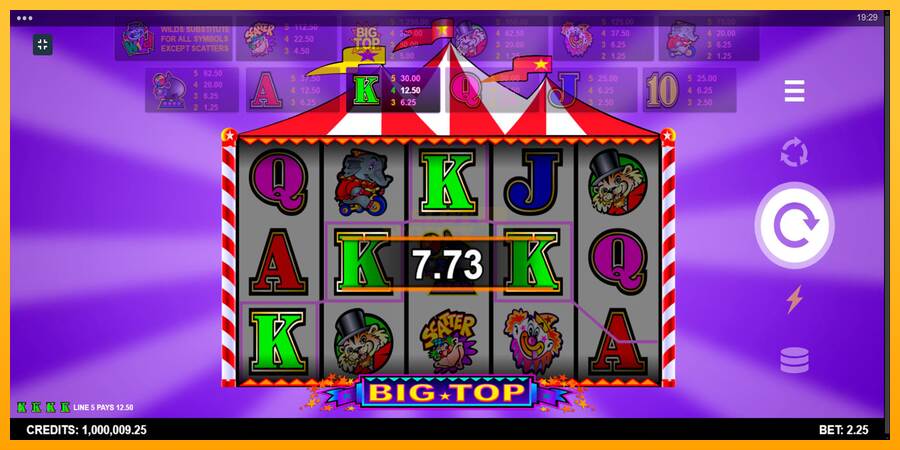 Big Top máquina de juego por dinero, imagen 5