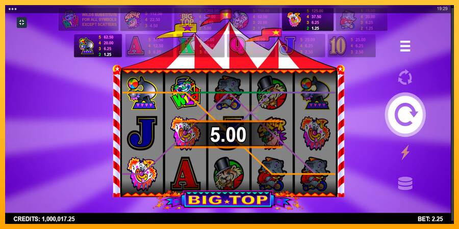 Big Top máquina de juego por dinero, imagen 6