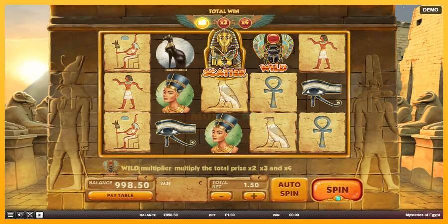 Mysteries of Egypt máquina de juego por dinero, imagen 3