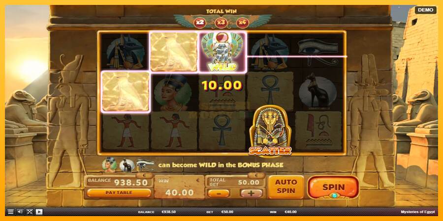 Mysteries of Egypt máquina de juego por dinero, imagen 4