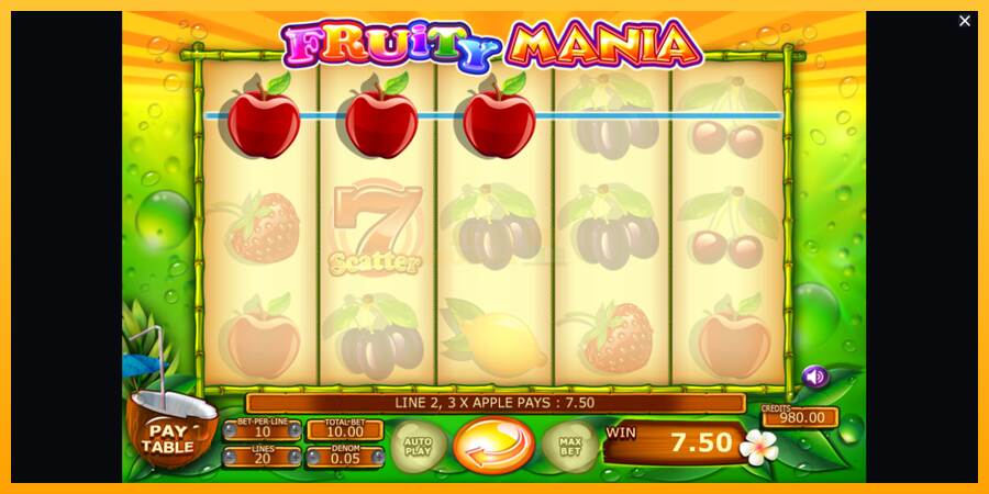 Fruity Mania máquina de juego por dinero, imagen 2