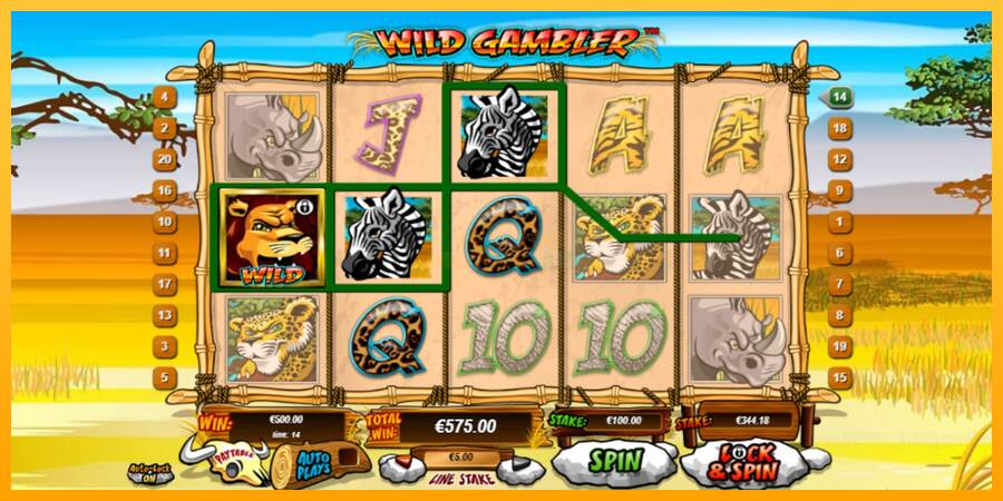 Wild Gambler máquina de juego por dinero, imagen 2