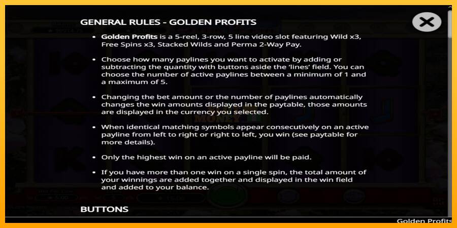 Golden Profits máquina de juego por dinero, imagen 5