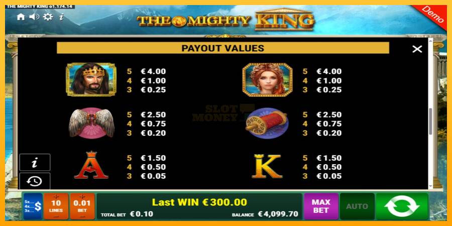 The Mighty King máquina de juego por dinero, imagen 6