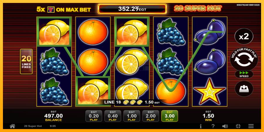 20 Super Hot máquina de juego por dinero, imagen 2