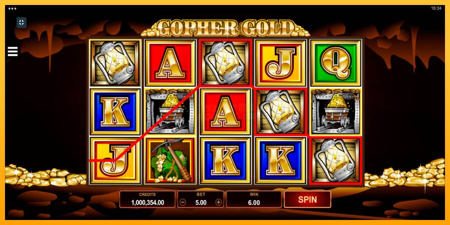 Gopher Gold máquina de juego por dinero, imagen 4