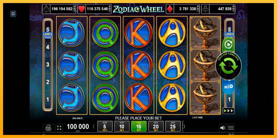 Zodiac Wheel máquina de juego por dinero, imagen 1