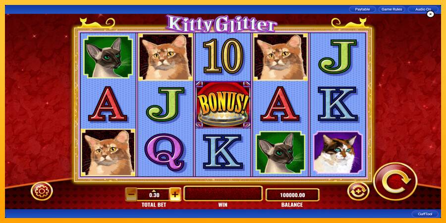 Kitty Glitter máquina de juego por dinero, imagen 2