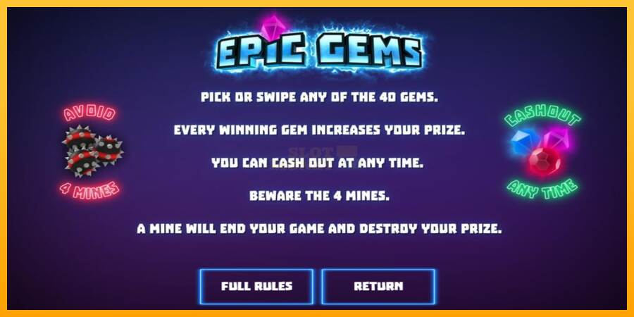 Epic Gems máquina de juego por dinero, imagen 3