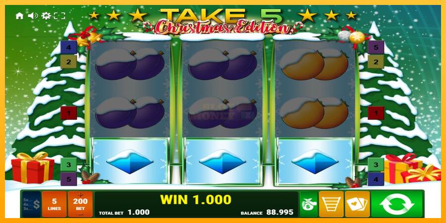 Take 5 Christmas Edition máquina de juego por dinero, imagen 2