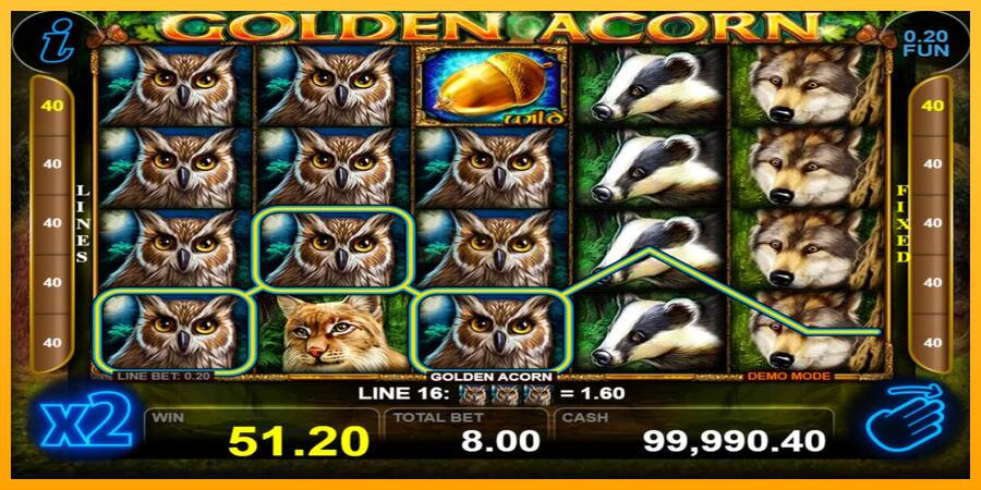 Golden Acorn máquina de juego por dinero, imagen 2