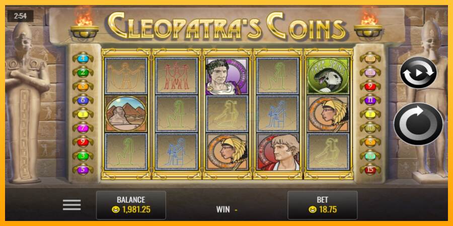 Cleopatra’s Coins máquina de juego por dinero, imagen 1